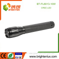 Factory Supply 3 C cell Operated Multi-functional Heavy Duty Emergency 10w cree led Brightest Zoom Flashlight with 5 mode light